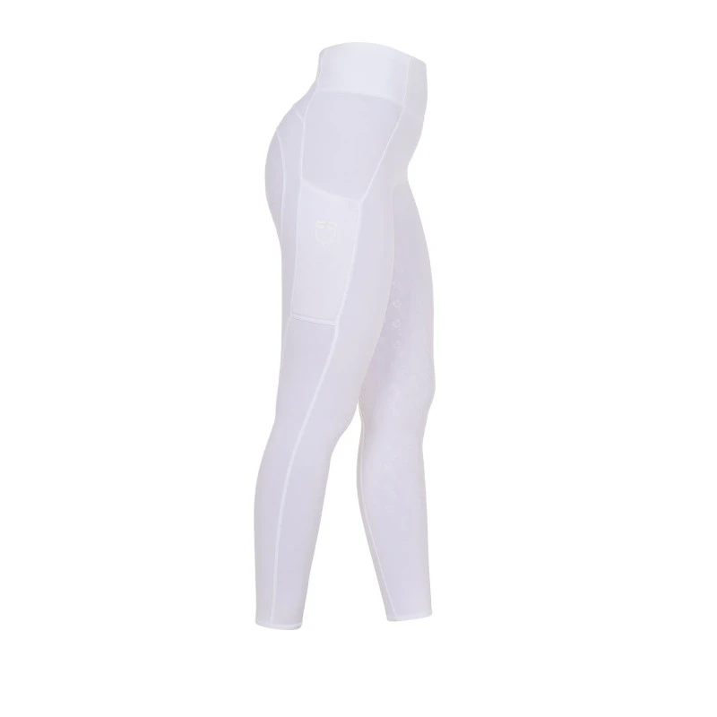 Girls' slim fit grip leggings with logo