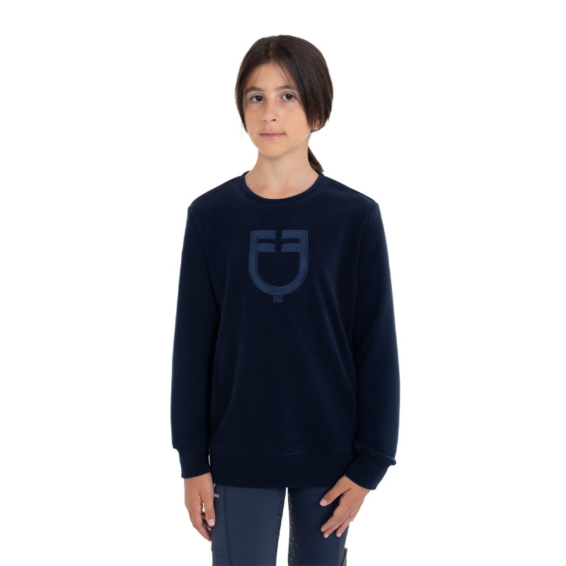 Kids' unisex crewneck fleece sweatshirt