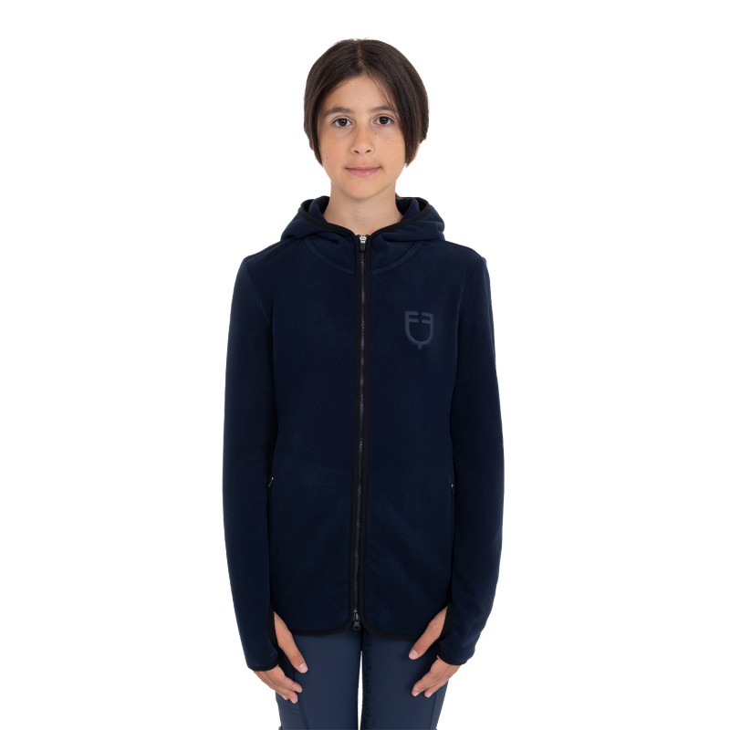 Kids' unisex fleece zip-up hoodie