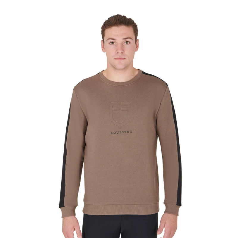 Sudadera de hombre de algodón con logo