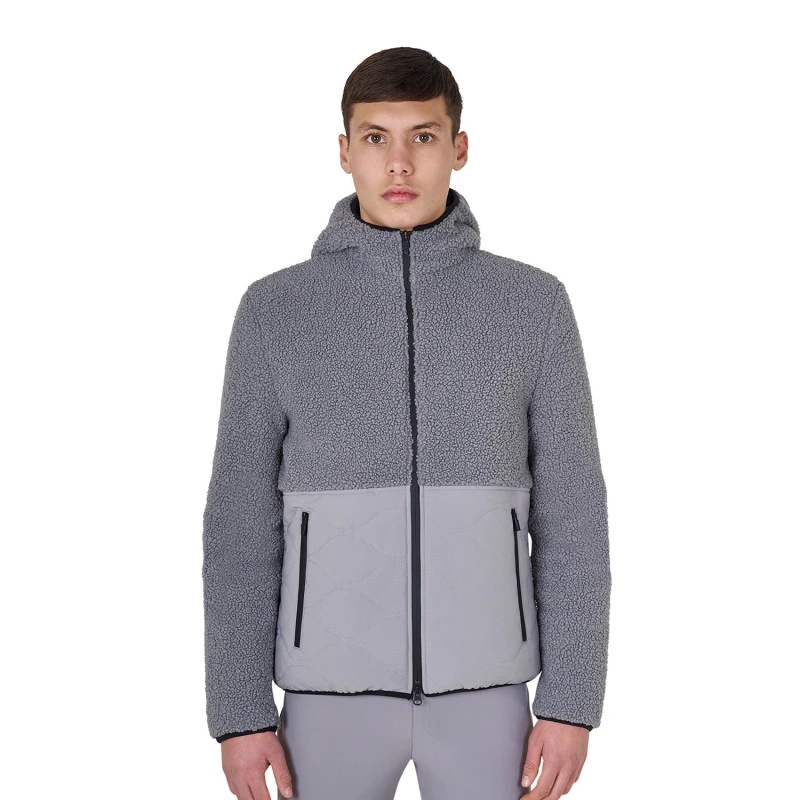 Herren-Wasserfeste Jacke mit Teddy-Einsätzen