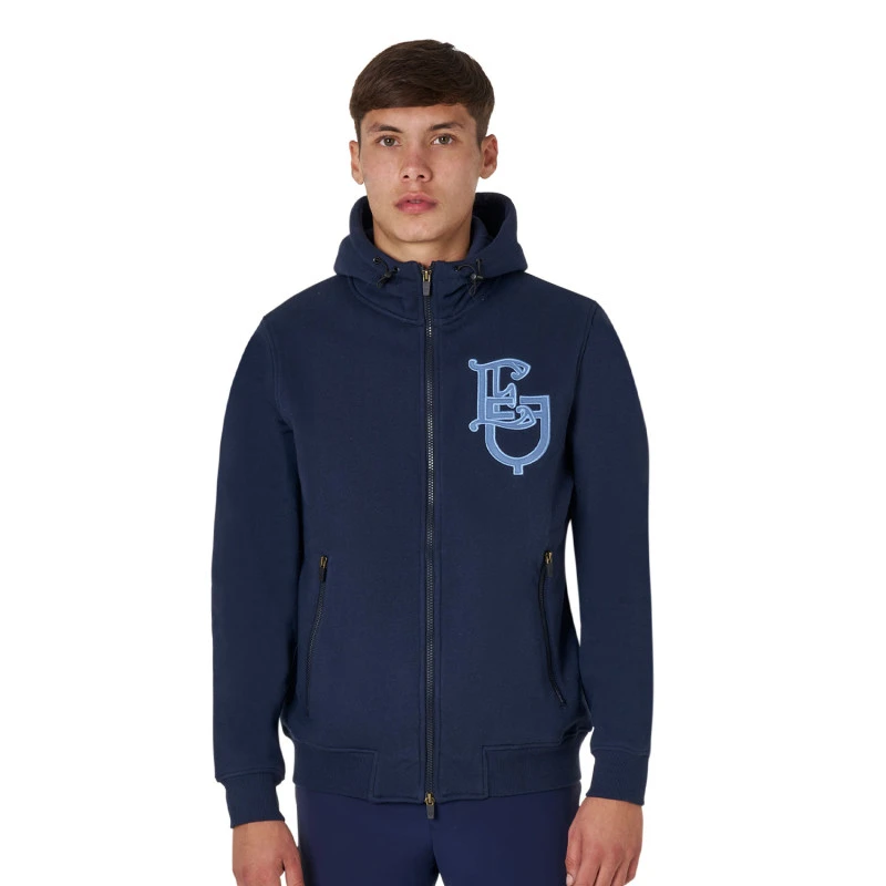 Herren Winter EQ Kapuzenjacke mit durchgehendem Reißverschluss