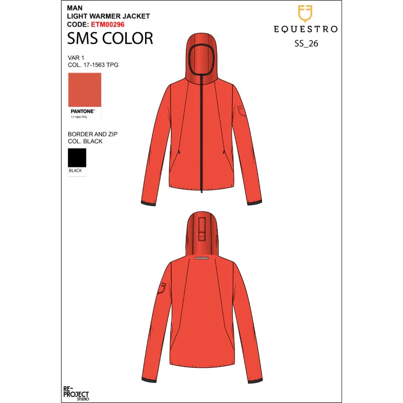 Men's softshell jacket Foldable line