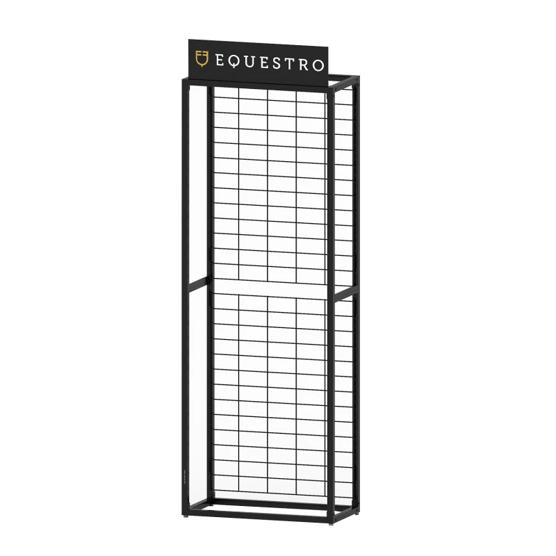 Parede principal de apoio 79x40x240 cm com rede metálica