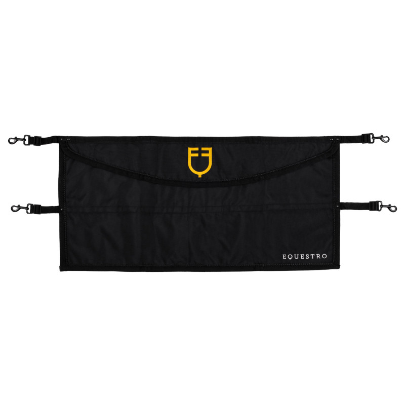 Stable guard with embroidered logo