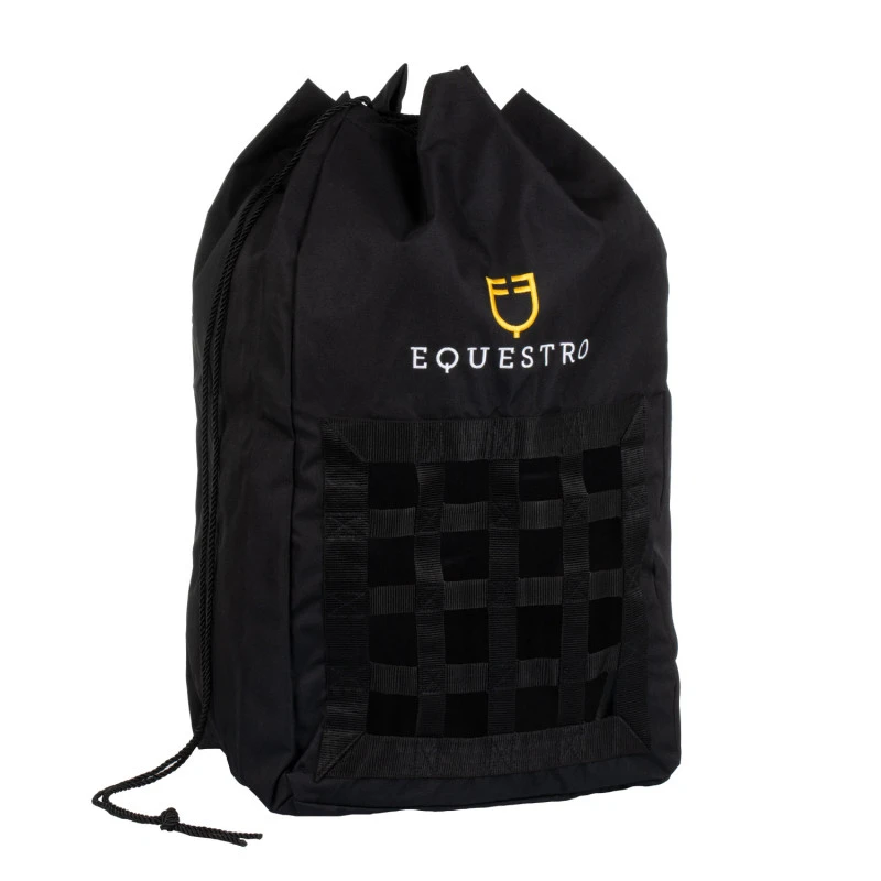 Hay bag with embroidered logo