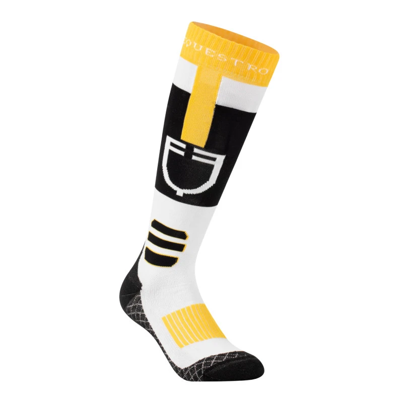 Sock in technical and breathable fabric with logo
