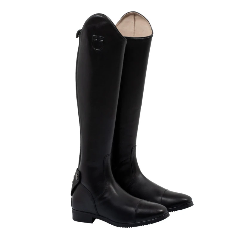 Neptun Unisex-Lederstiefel mit hinterem Reißverschluss