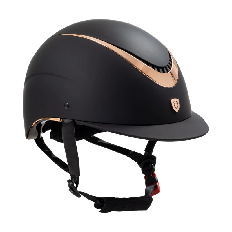 Unisex helmet with shiny frame homologation EN 1384-2023