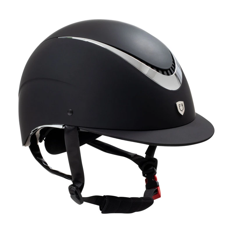 Unisex helmet with shiny frame homologation EN 1384-2023