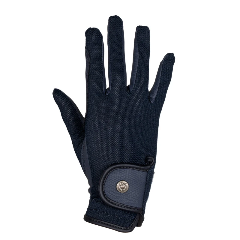 Unisex gloves in technical fabric and mesh