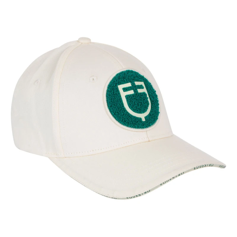 Baseball hat with sponge logo patch