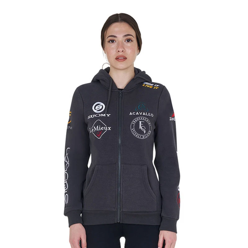 Women's multi-logo hoodie 2024 design