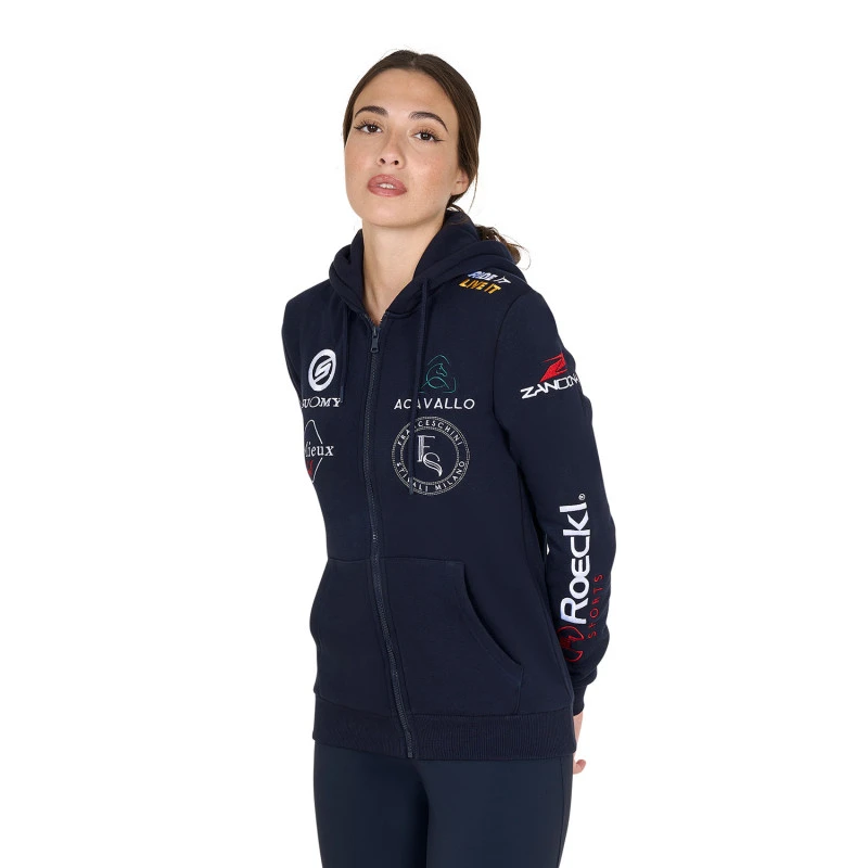 Damen-Multi-Logo-Hoodie 2024 Design