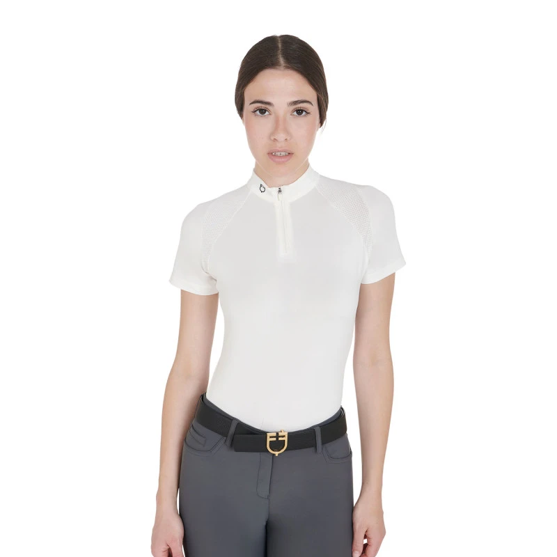 Women's slim fit technical training polo shirt