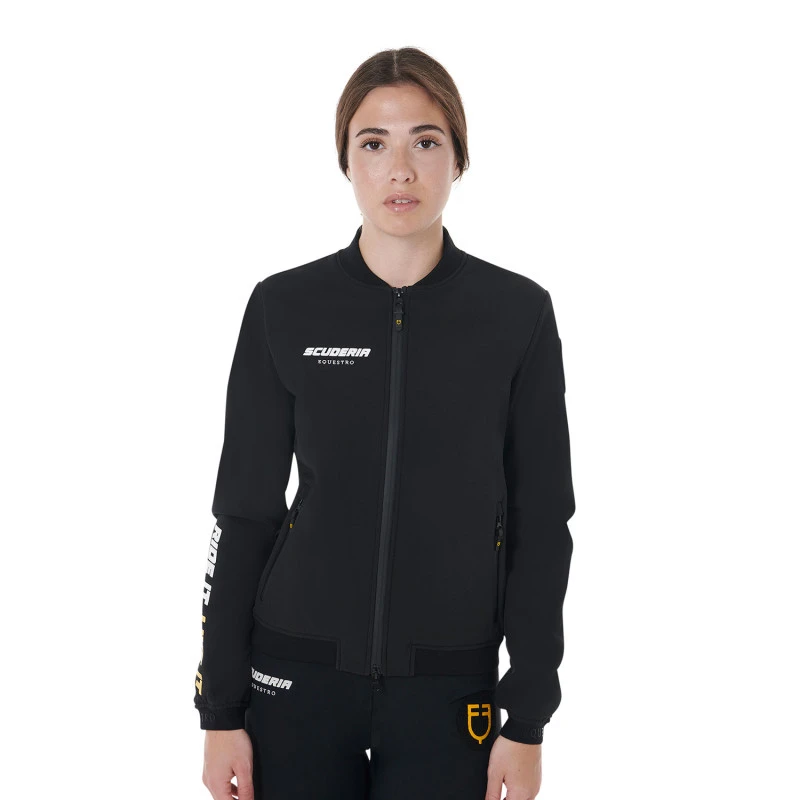 Scuderia Equestro Damen-Bomber aus technischem Gewebe