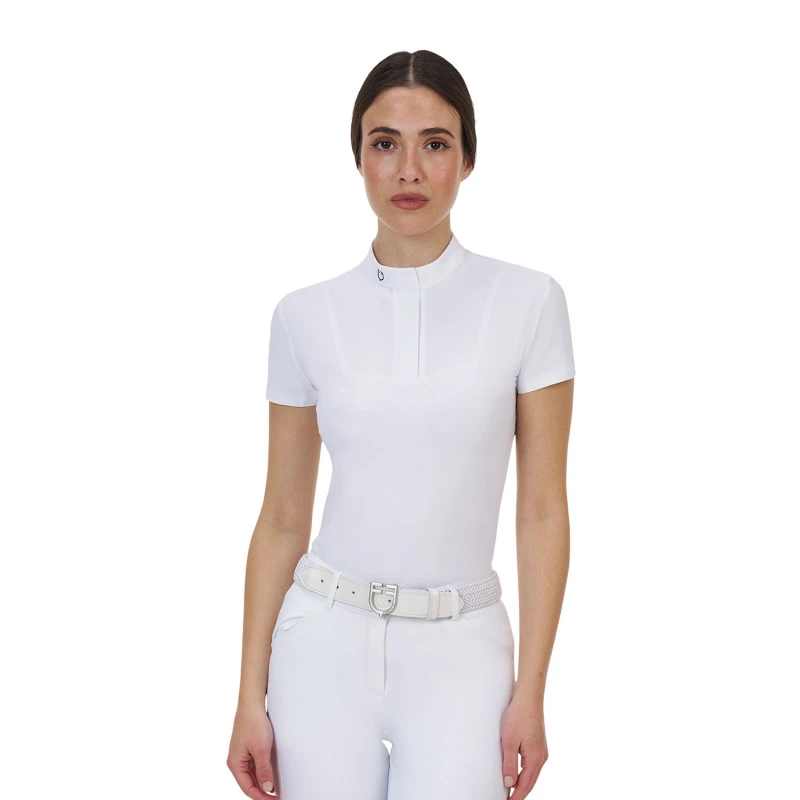 Polo concurso mujer Equestro Ridertechnology manga corta