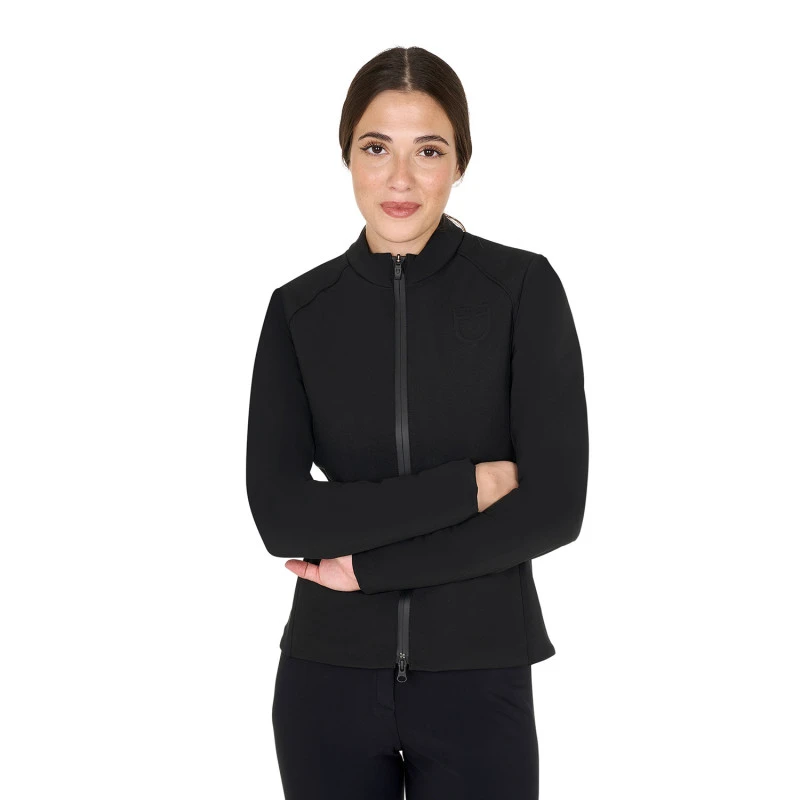Women's softshell jacket in padded technical fabric