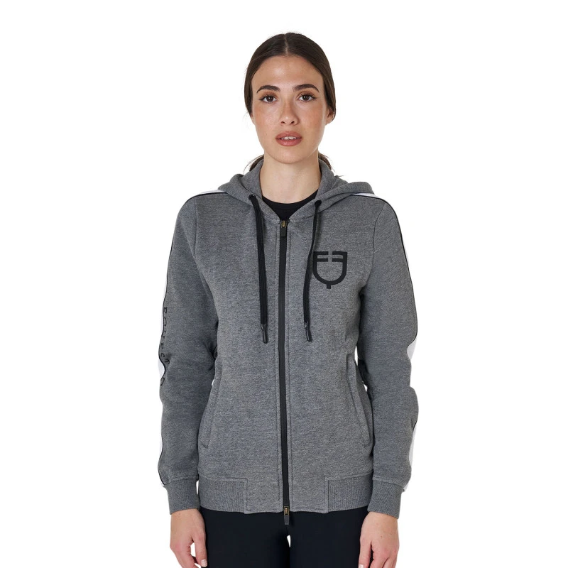 Damen-Kapuzenpullover mit Frontreißverschluss