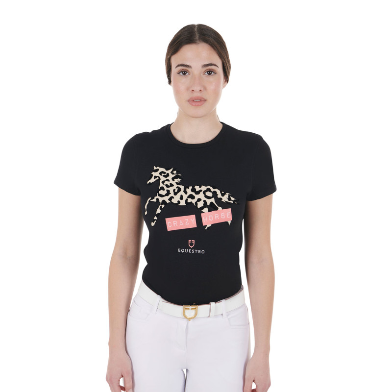 Women's Crazy Horse cotton T-shirt
