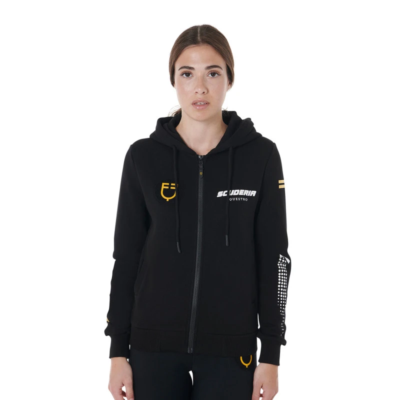 Scuderia Equestro Damen-Kapuzenpullover French Terry