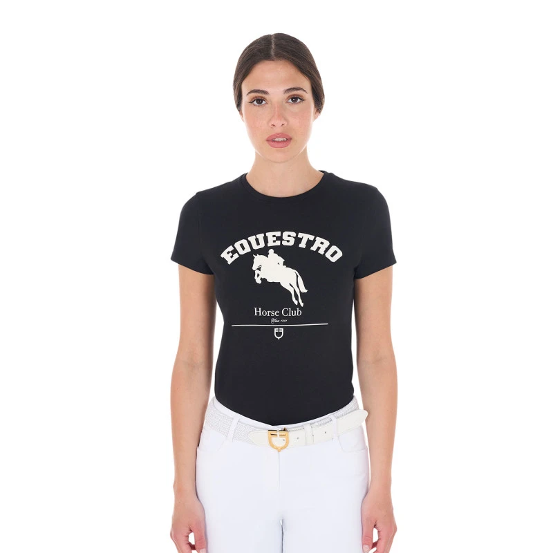 Women's Jumping Horse Club cotton T-shirt