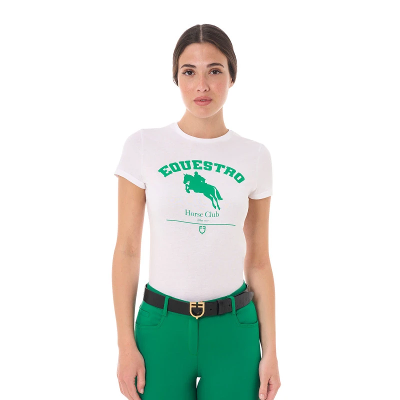 Women's Jumping Horse Club cotton T-shirt