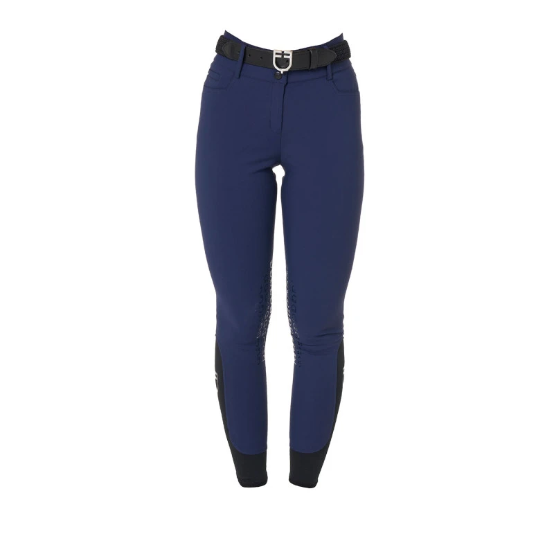 Pantalones de cintura alta para mujer con agarre en la rodilla