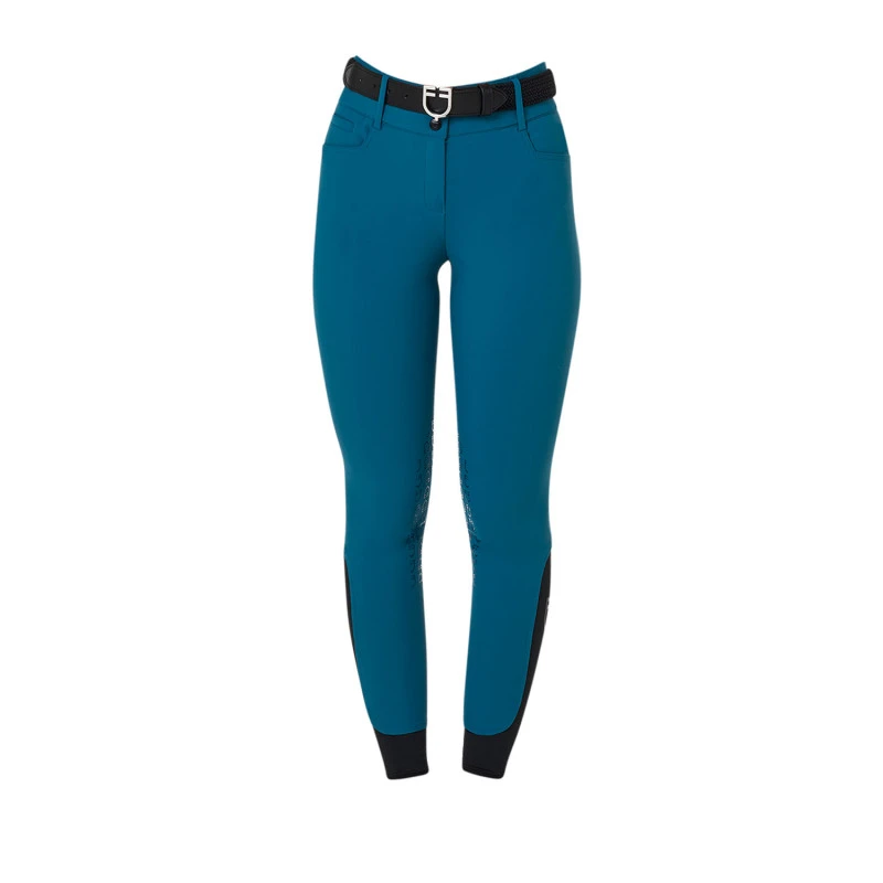 Pantalones de cintura alta para mujer con agarre en la rodilla