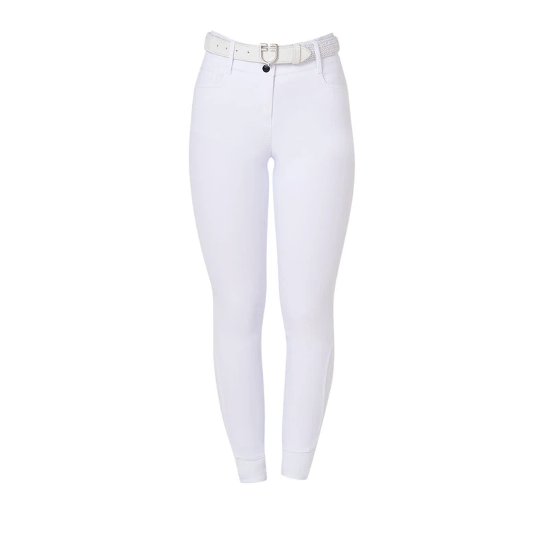 Pantalones de cintura alta para mujer con agarre en la rodilla