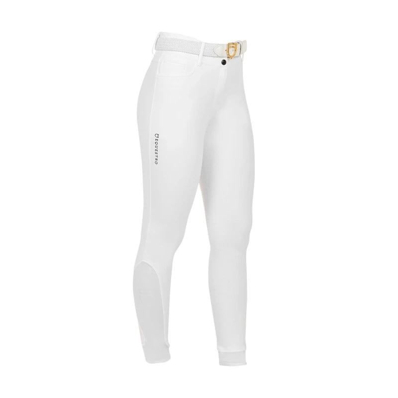 Pantalones de cintura alta para mujer con agarre en las rodillas y forro polar