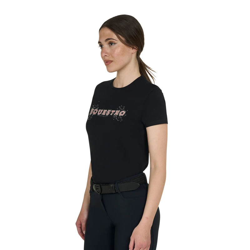Women's Strass cotton T-shirt