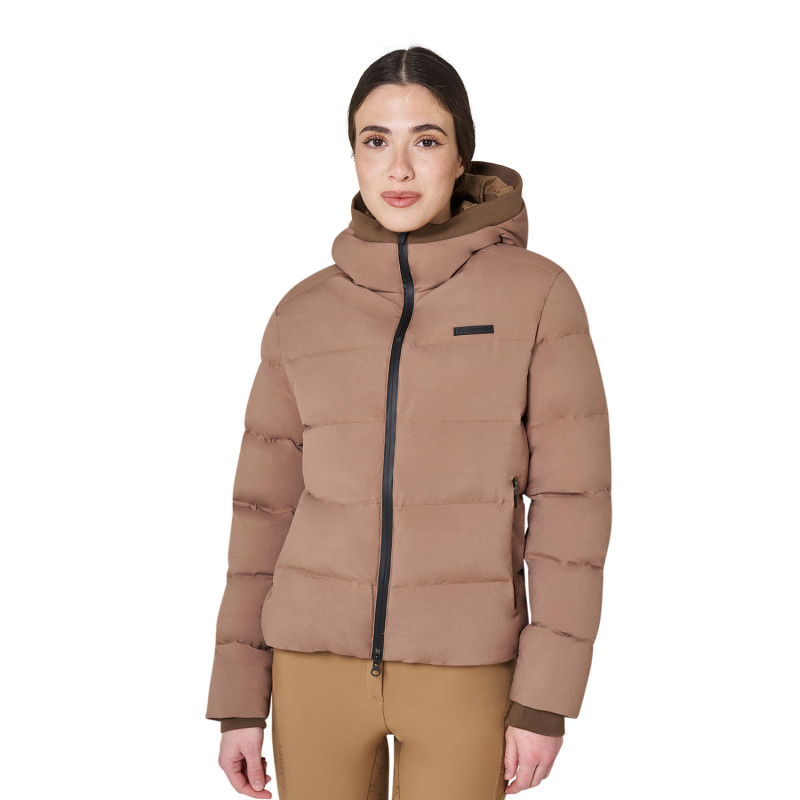 Women's hooded down jacket