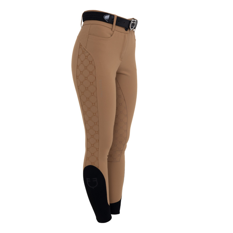 Women's high-waisted monogram full grip breeches