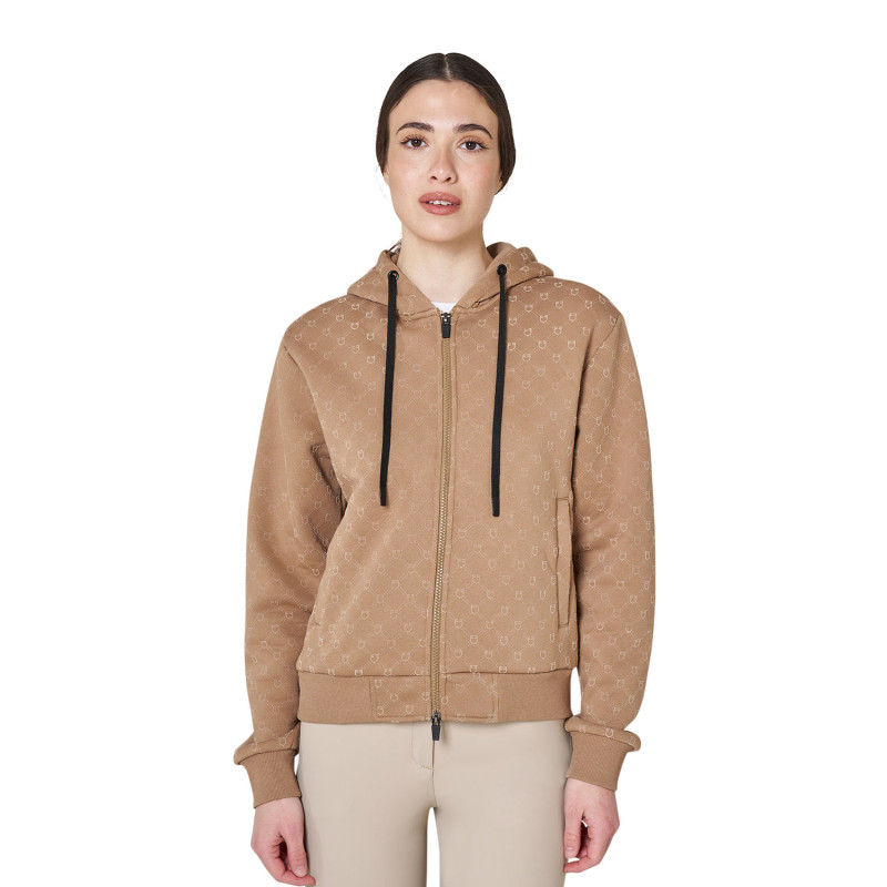 Women's monogram hooded sweatshirt