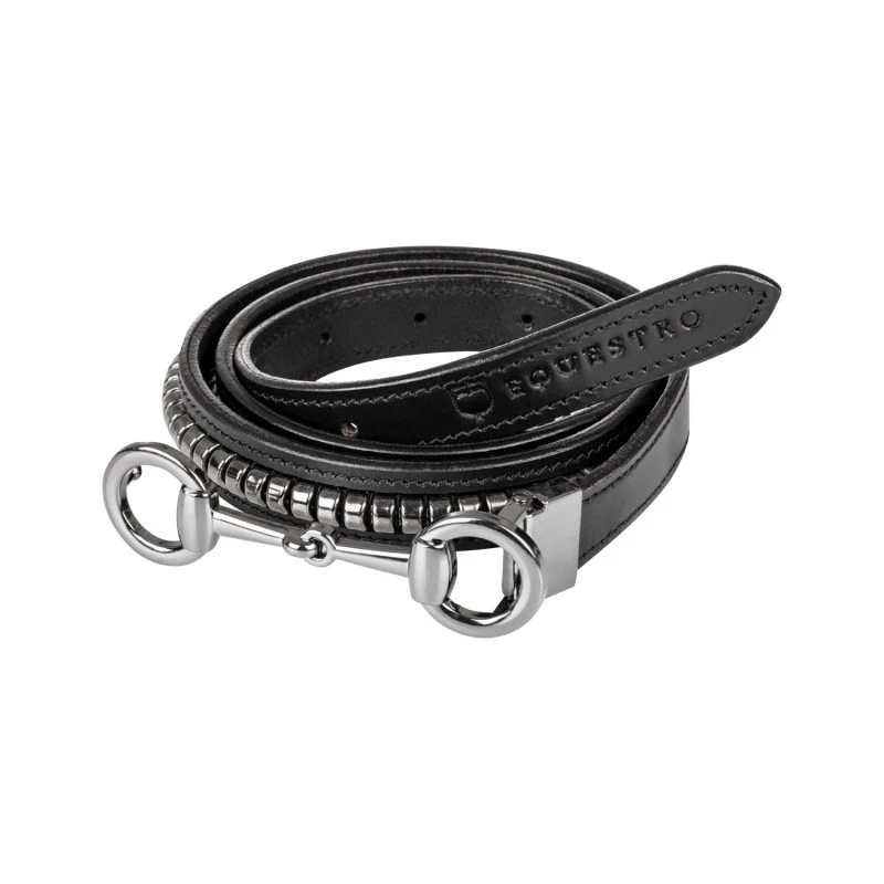 Women's clincher belt snaffle bit buckle