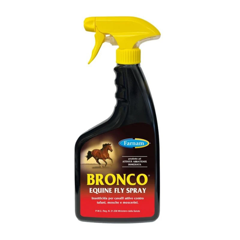 Spray repelente de moscas Bronco para equinos (600 ml)