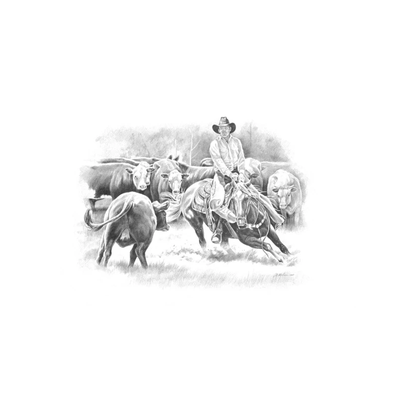 PRINT WITH EQUESTRIAN SUBJECTS