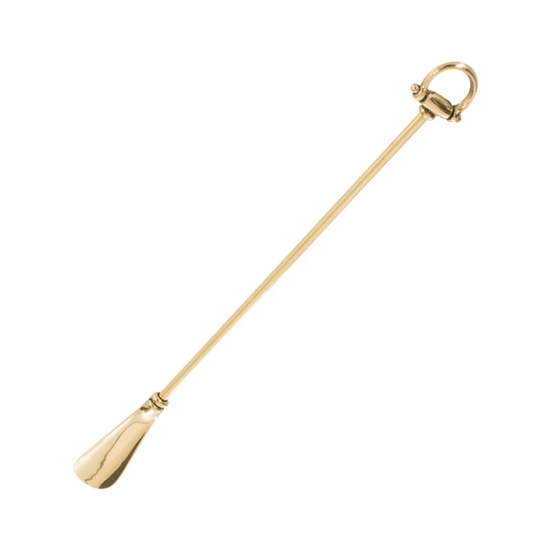 Schuhlöffel aus Messing mit Bit, 48 cm