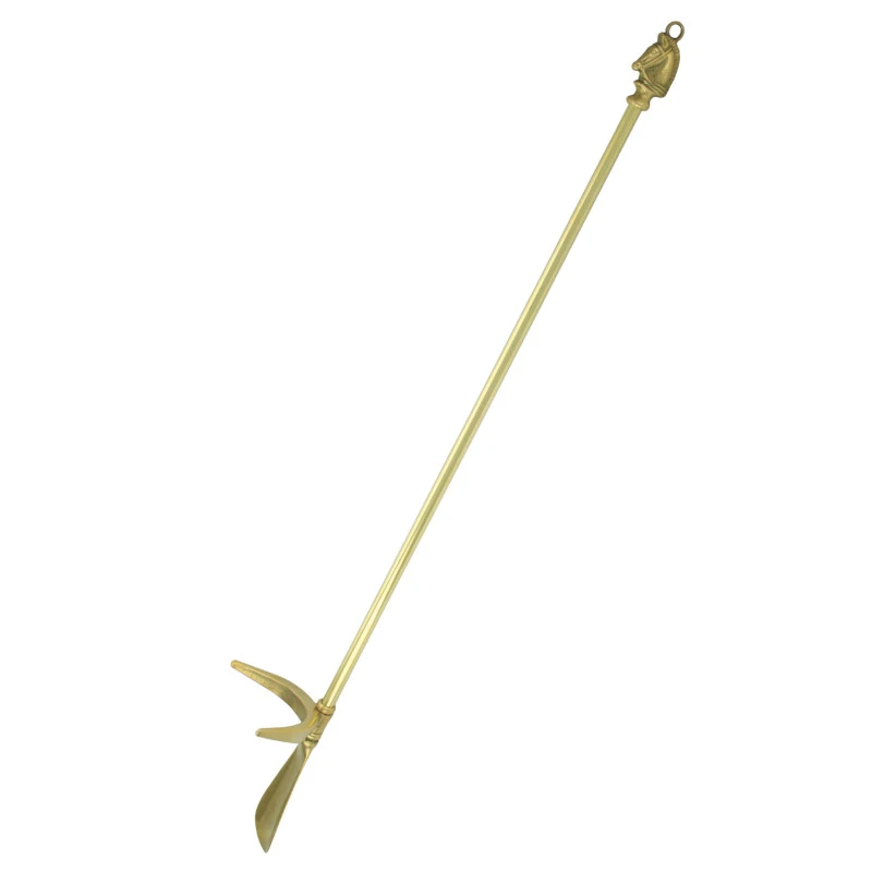 Schuhlöffel aus Messing + Stiefelknecht