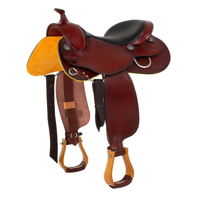 Garland saddle Pleasure small butterfly tooling rose