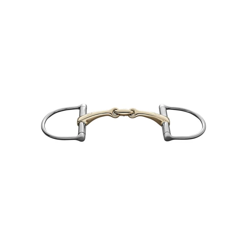 Dynamische RS D-Ring-Trense 14 mm Sensogan, doppelt gebrochen