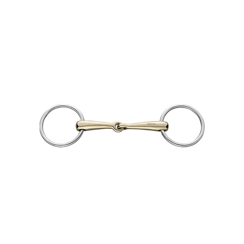 Loose Rg. Snaffle Sensogan 18mm Single J. W. 70mm St. St. Rg.