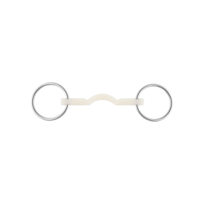 NATHE MULLEN MOUTH BIT HARD 15MM  W. 70MM RG. W. PORT