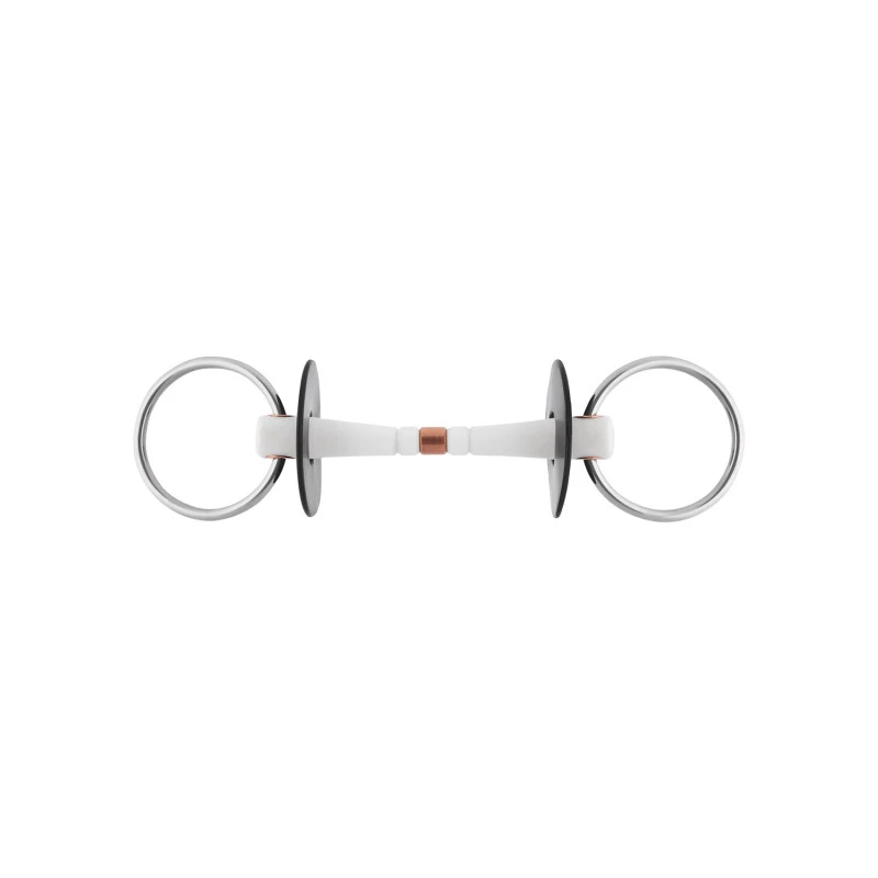 NATHE LOOSE RG.SN.20MM FLEX.M.MOUTH  W.COPPER MIDDLE LINK 70MM RG.