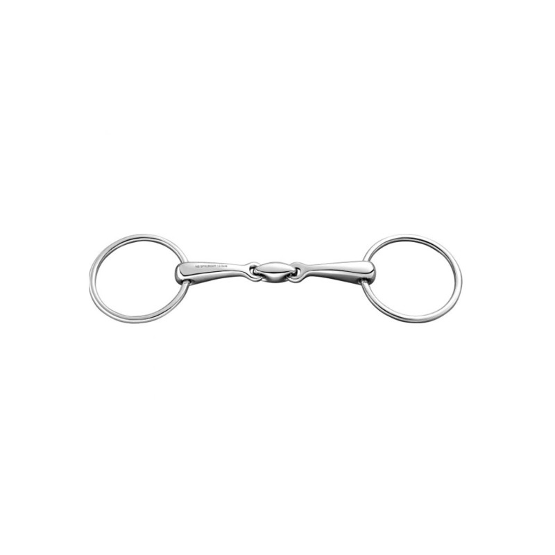 Loose Rg. Snaffle St.St. 16mm Dbl.J. W. 55mm St.St. Rg.