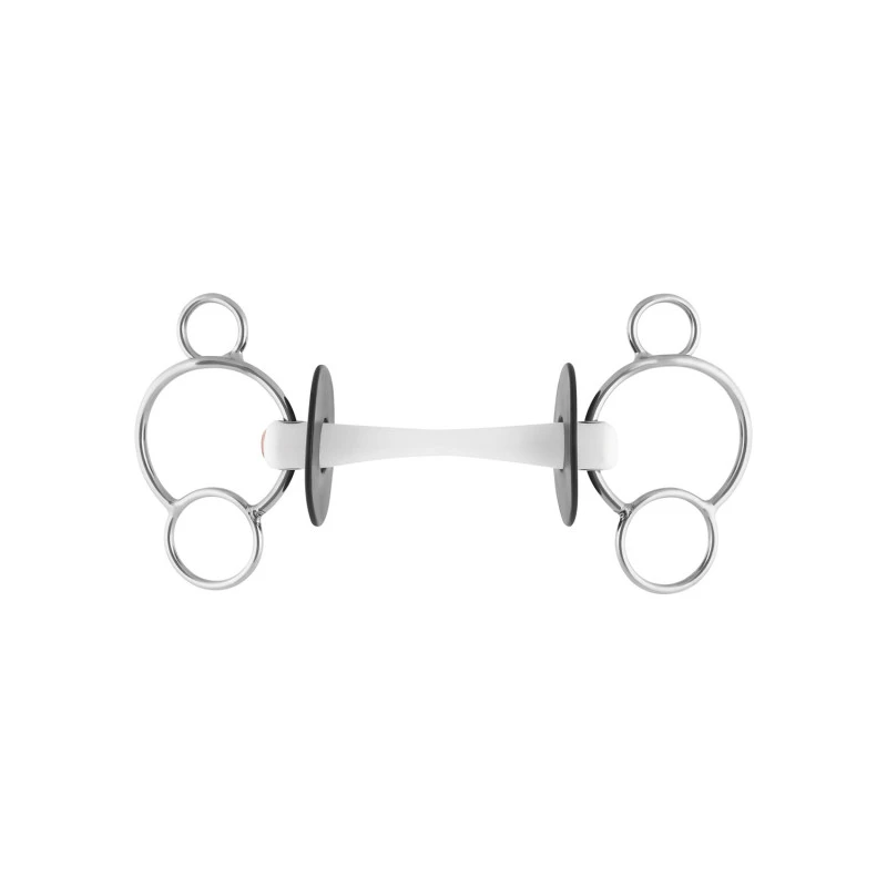 NATHE 3-RING BIT 20MM  WITH FLEX. MULLEN MOUTH