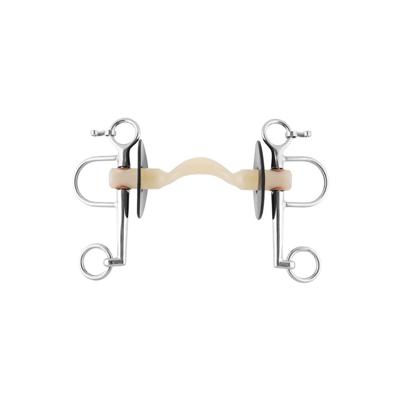 Nathe Pelham 20mm With Soft Mullen Mouth With Port And Short Cheeks