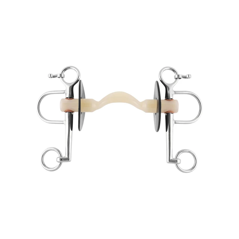 NATHE PELHAM 20MM W.SOFT MULLEN  MOUTH W.PORT AND LONG CHEEKS