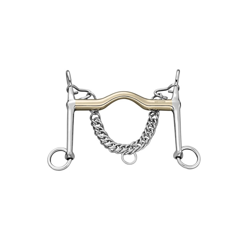 Spec. Dressage Bit Sensog. 16mm With 7cm Stainless Steel Cheeks